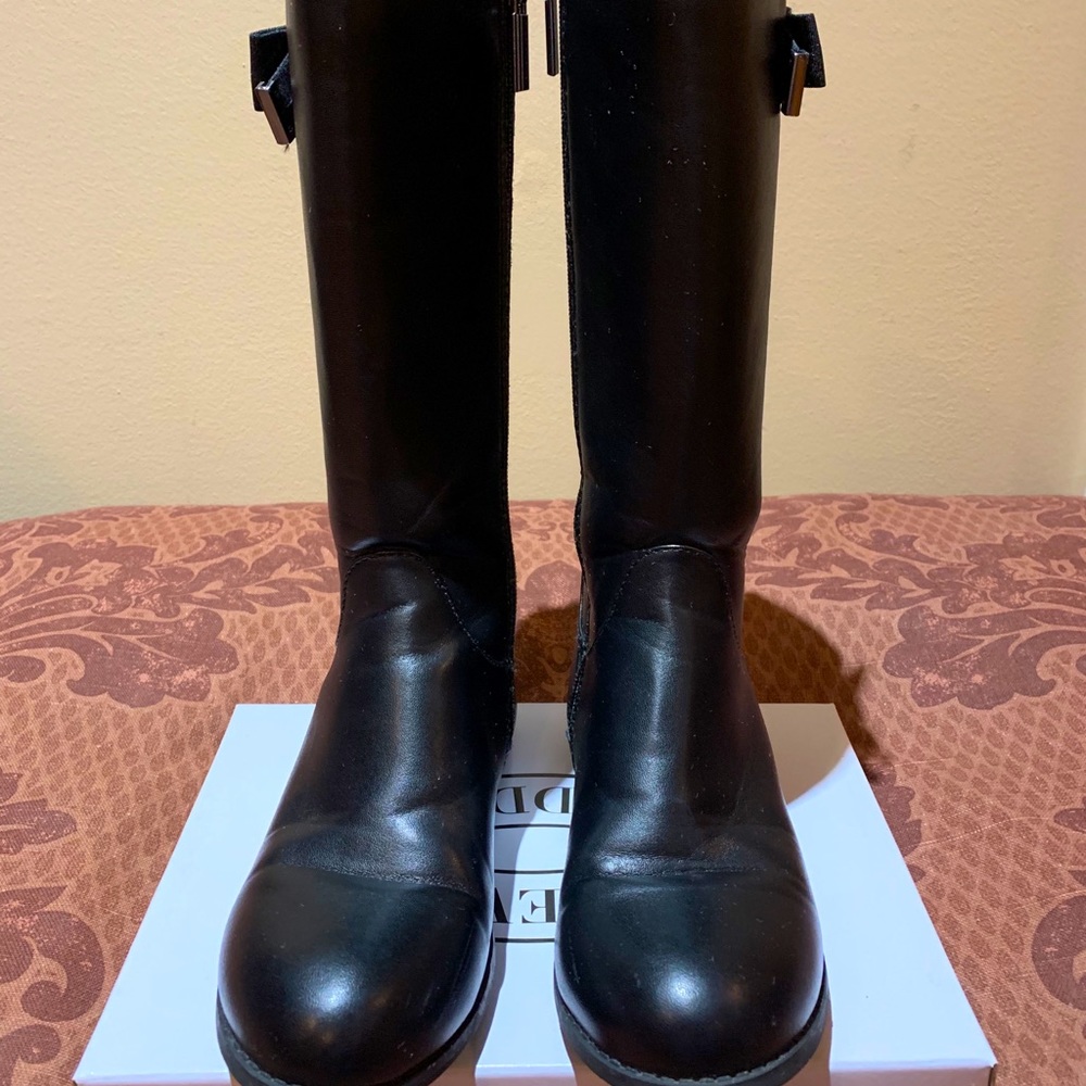 Equestrian Tall Black Boots - Kids Size 3